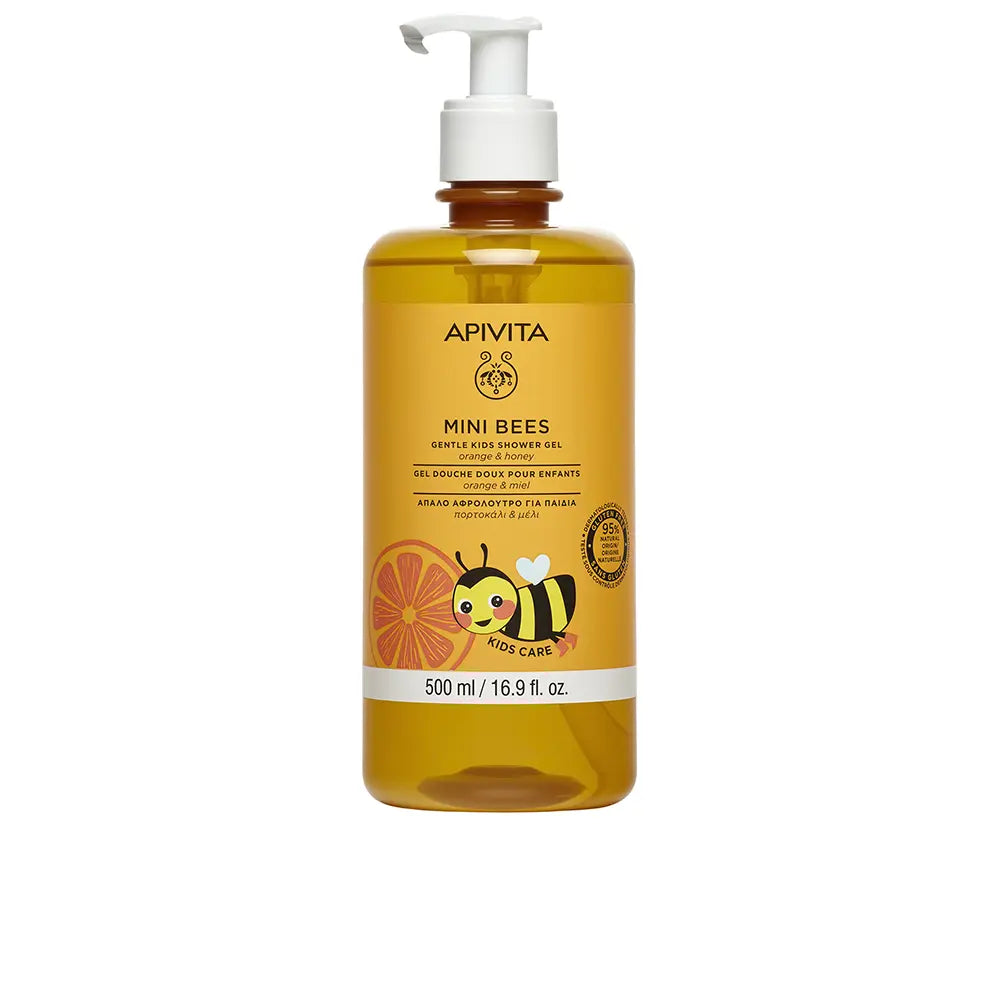 Mini Bees gel ducha infantil de naranja y miel 500ml