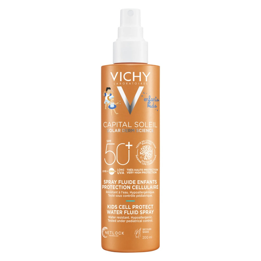 Vichy Capital Soleil  Water Fluido Spray Niños spf50 200ml.