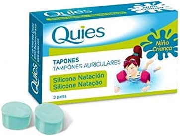 Quies tapón silicona natación infantil 3 pares