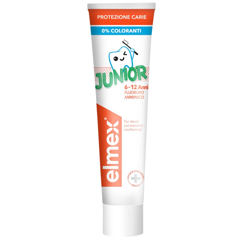 Elmex Pasta Dental Junior de 6-12 años 75ml.