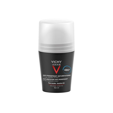 Vichy Desodorante Homme Anti-Traspirante 48h. Roll-On  50g.